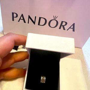 Pandora Sunburst Clip Charm with 14k Bead